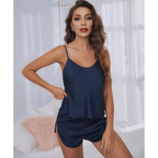 THE COZY WEARS 2 PCS POLYESTER CAMI SET